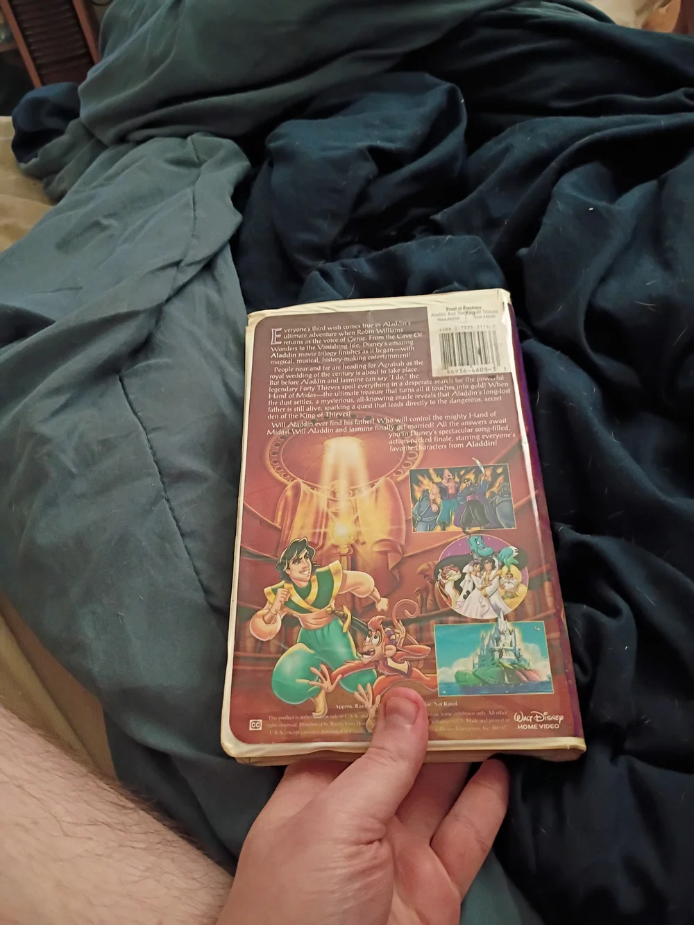Disney Aladdin on VHS